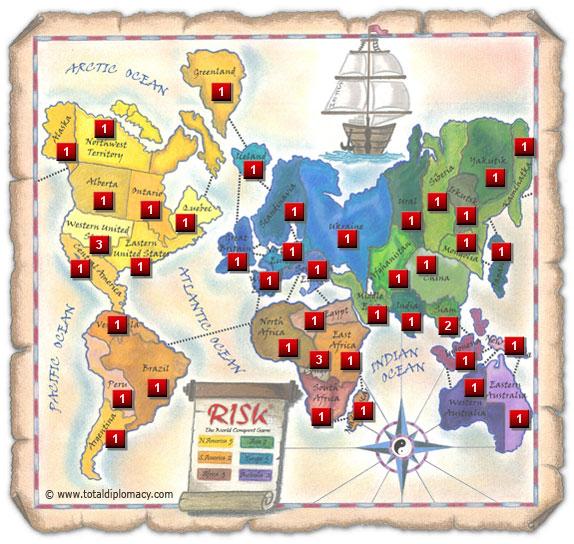 PlayOnlineRisk - Initial Risk Game Strategy 10