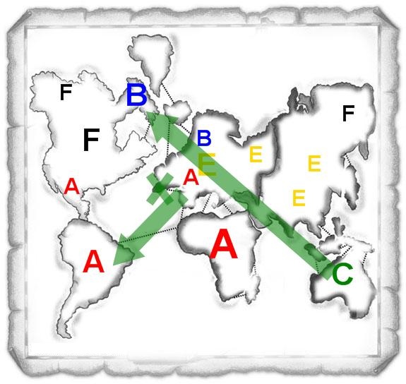 WarGear - Risk Map BOMS Isolated Player 5