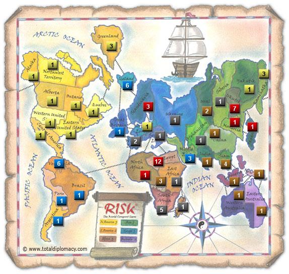 PlayOnlineRisk - Initial Risk Game Strategy 6