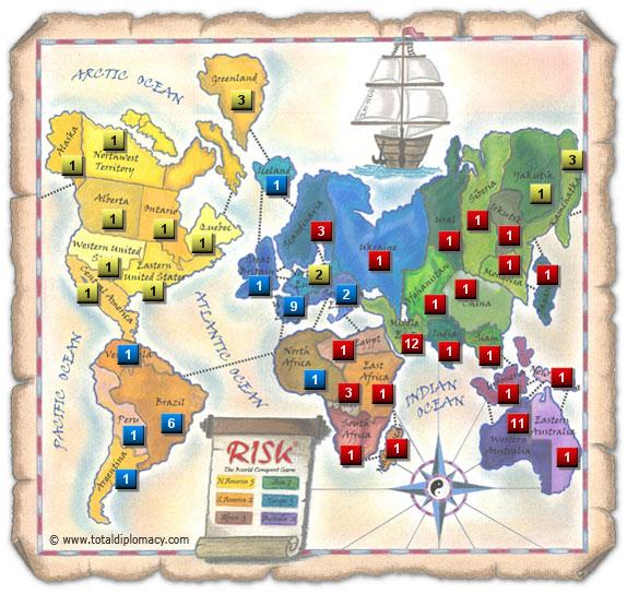 PlayOnlineRisk - Initial Risk Game Strategy 8