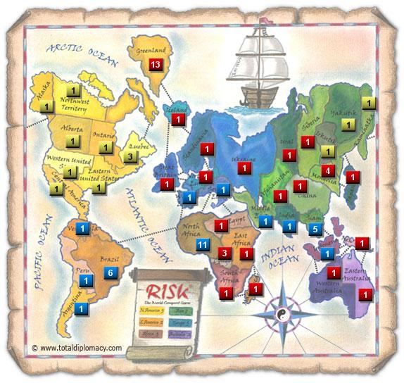 PlayOnlineRisk - Initial Risk Game Strategy 9