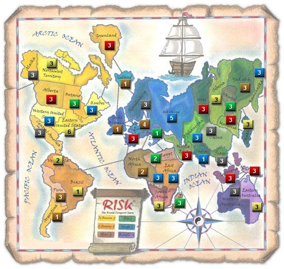 Risk Map: ScatteredRedOnMap_1 